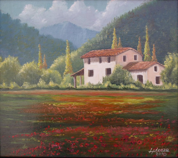 paisaje Óleo Lienzo Paisaje