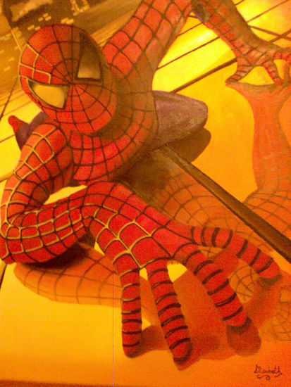 Spiderman Oil Canvas Others