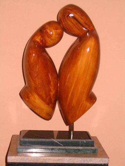 PAREJA Madera Figurativa