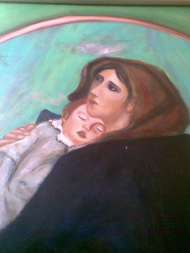 Virgen De Quito  con niño