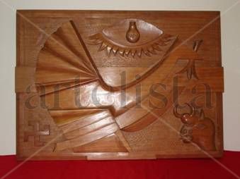 a picasso Wood Abstract