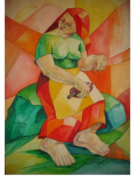 La hilandera