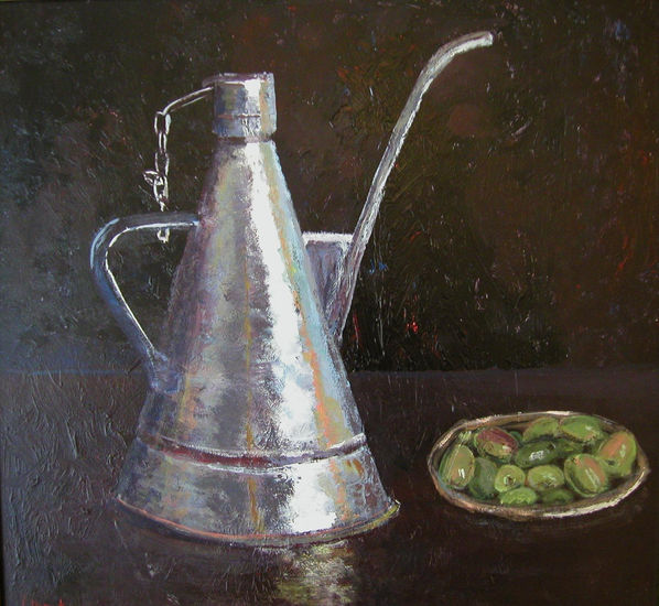 Aceitera Acrylic Others Still Life Paintings