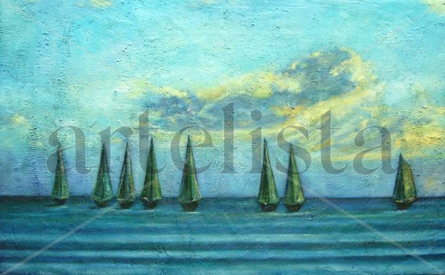 Marina Oil Canvas Landscaping