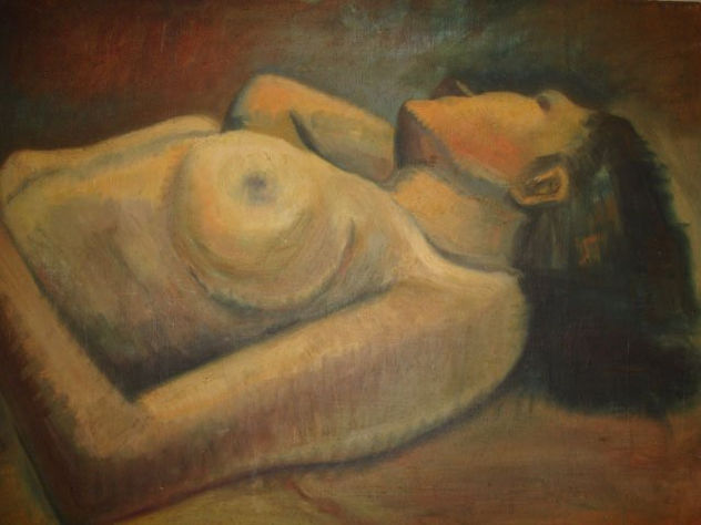 mujer yacente