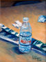 con agua mineral