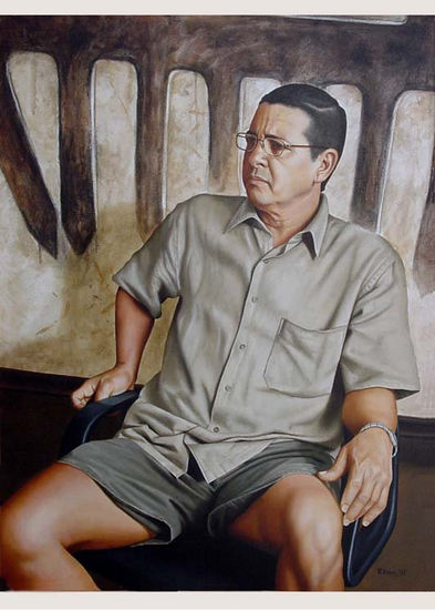 Retrato del maestro Óleo Lienzo Retrato