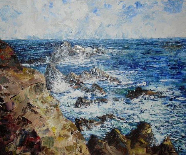 Cabo de Gata Oil Canvas Marine Painting