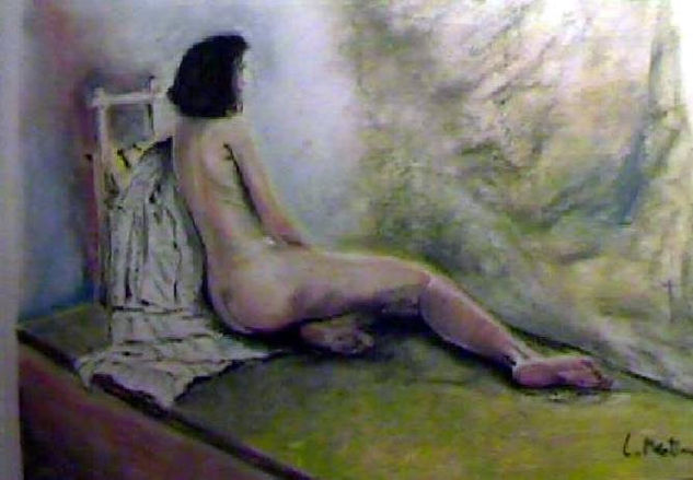 Desnudo Pastel Paper Nude Paintings