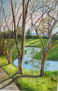 Paisaje con acequia