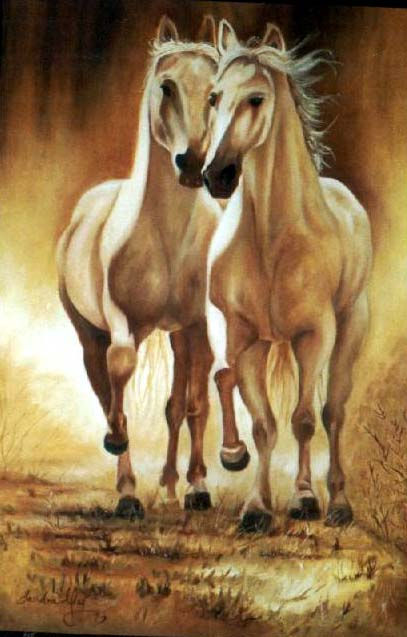 Caballos al galope
