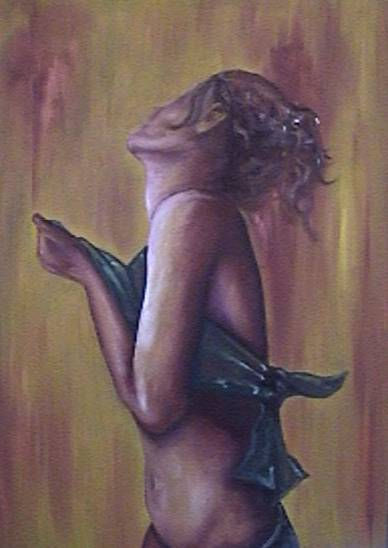 Mujer VII Oil Panel Nude Paintings