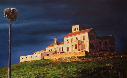 LA CASA ENCANTADA Oil Canvas Landscaping