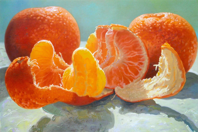 cascara de mandarina Oil Canvas Still Life Paintings