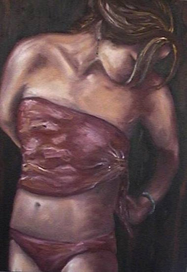 Mujer III Oil Panel Nude Paintings