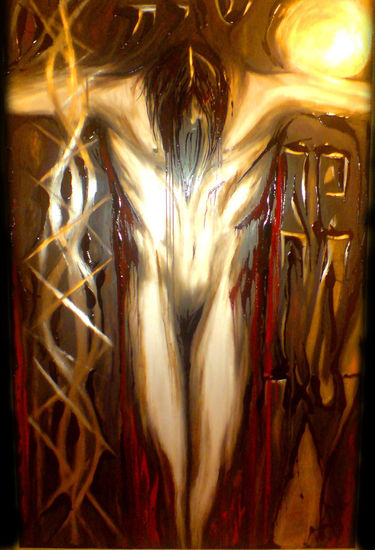 I Believe  in Pain Oil Others Figure Painting