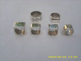 anillos cuadrados encamisados