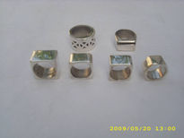 Anillos cuadrados...