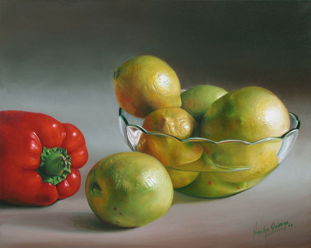 Con Limones Oil Canvas Still Life Paintings