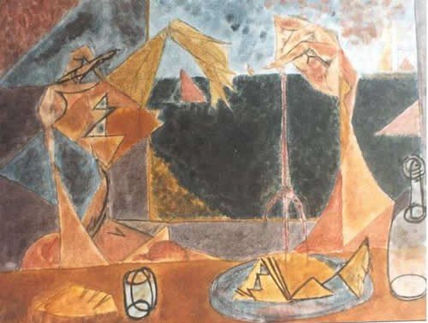 Mujer con pescado