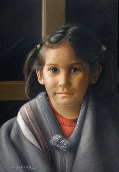 Eugenia Oil Canvas Portrait