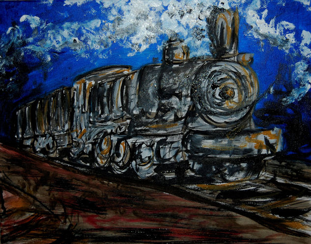 Tren  VENDIDA Oil Canvas Landscaping