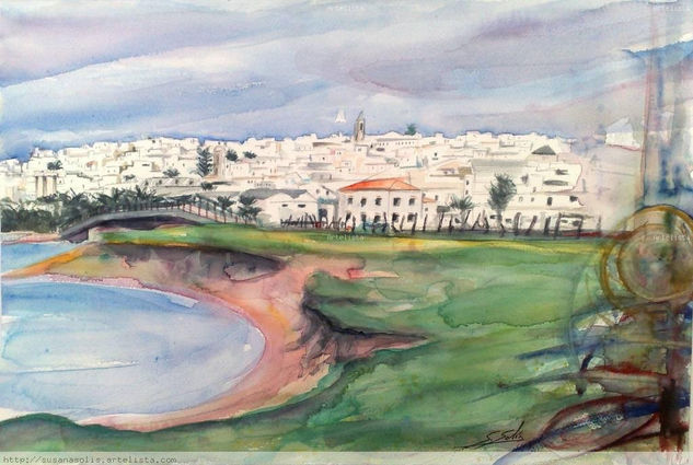 Conil (I) Watercolour Paper Landscaping