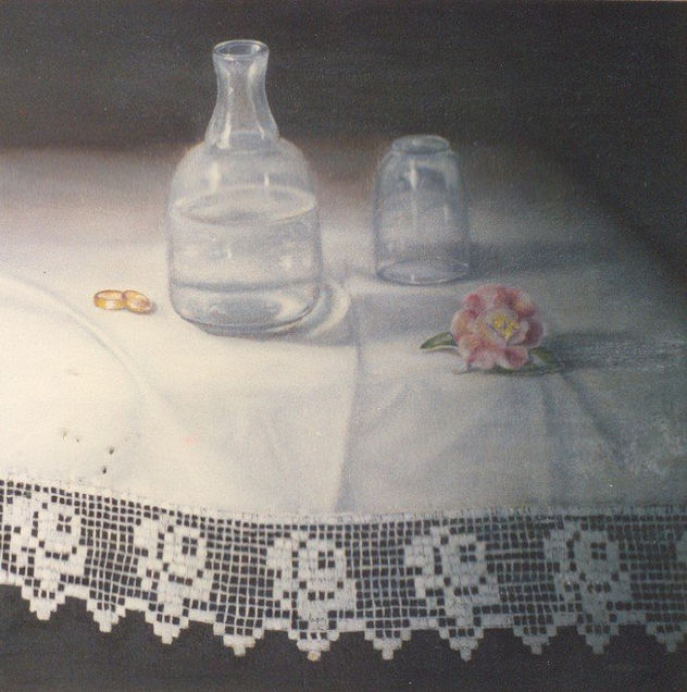 "Bodegón con jarra de agua"