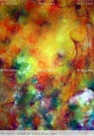 SI NO ES PIEDRA ES LUZ... Mixed media Canvas Figure Painting