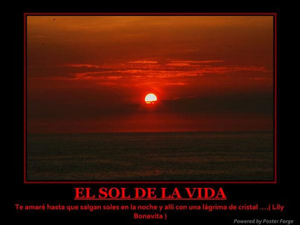 El sol de la vida