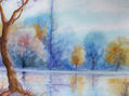 "NIEBLA"   ACUARELA DE   40 X 50
