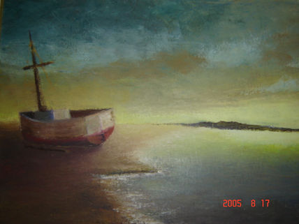 Atardecer e el mar