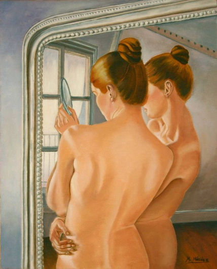 Mujer en el espejo