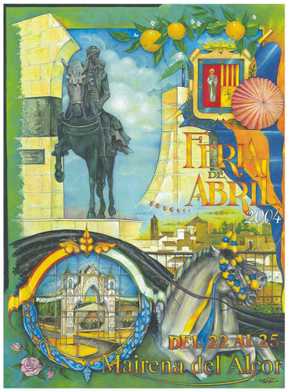Cartel Feria de Mairena 2004 