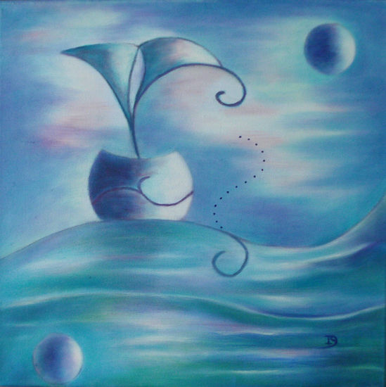 Marina II Oil Canvas Marine Painting