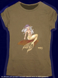 Golden mermaid T-shirt