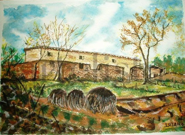 Cortijo abandonado de Ayna. Albacete.España. Watercolour Paper Landscaping