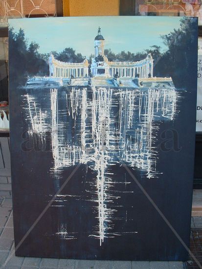 el retiro Acrylic Canvas Landscaping