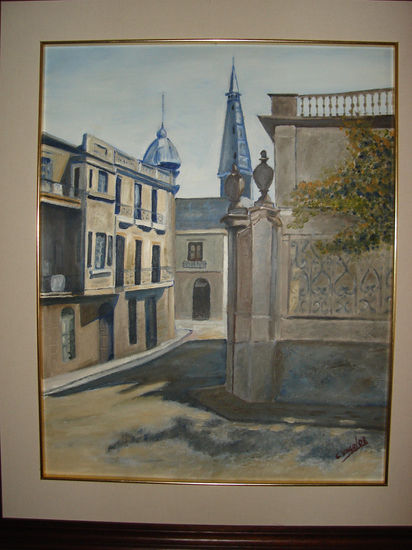 CIUDAD VIEJA Oil Canvas Landscaping