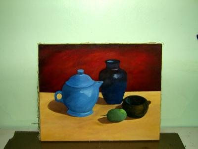 mi bodegon Oil Canvas Still Life Paintings