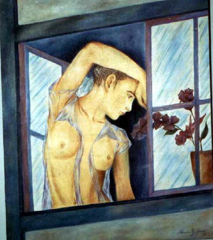 Mujer en la ventana