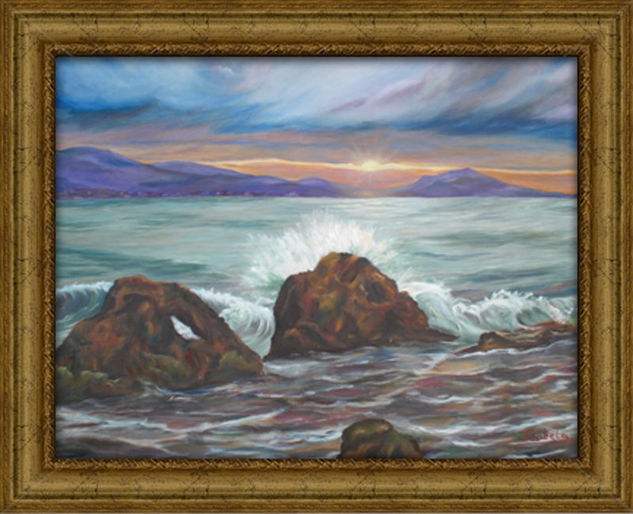 Mar Oil Canvas Marine Painting