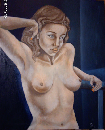 top-less Oil Canvas Nude Paintings