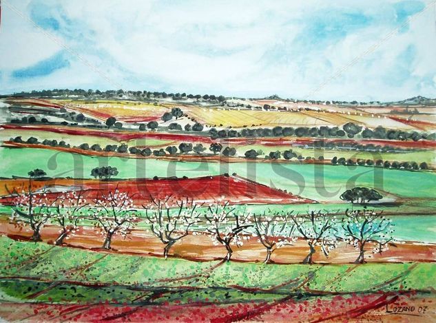 Almendros Watercolour Paper Landscaping