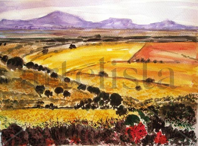 Amarillos Watercolour Paper Landscaping