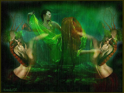 Fantasía en el agua.