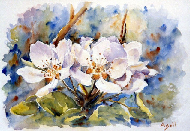 Peral Watercolour Paper Floral Painting