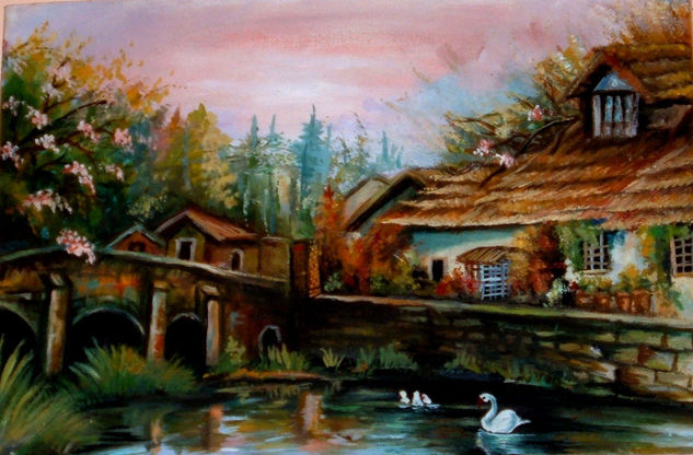 Lago Oil Canvas Landscaping