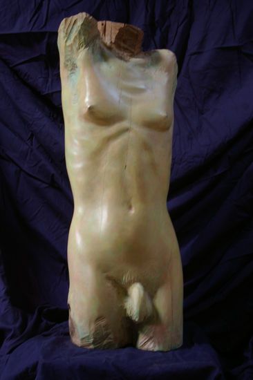 torso masculino Wood Figurative