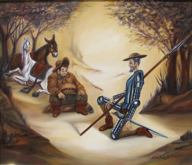 Quijote II Óleo Lienzo Otros